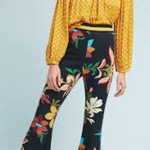 Anthropologie Farm Rio Flared Calla Pants
